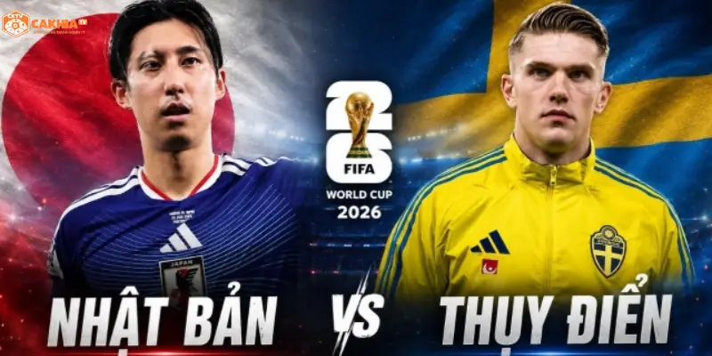 Nhật Bản vs Thụy Điển